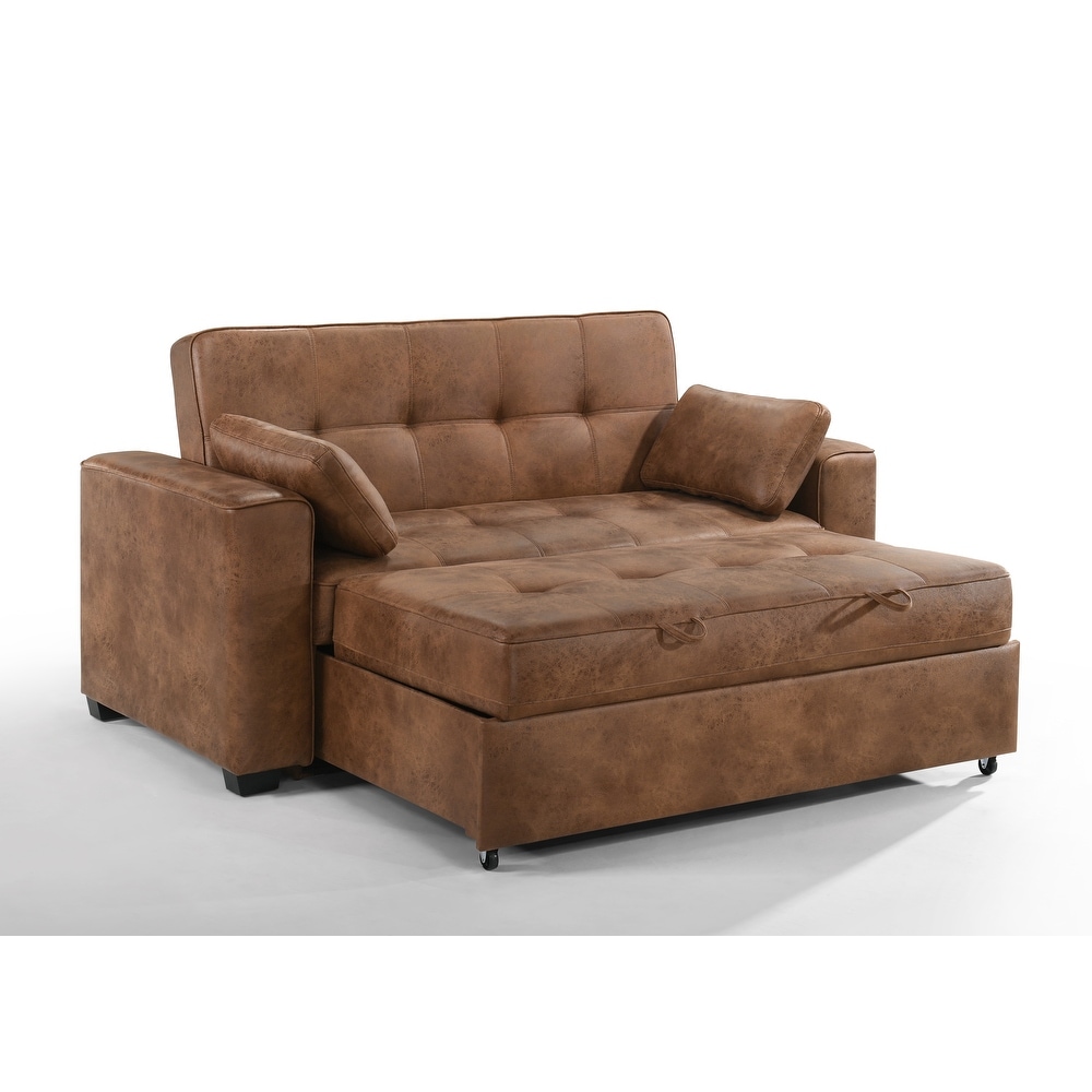 Brooklyn Sofa Sleeper   Cognac