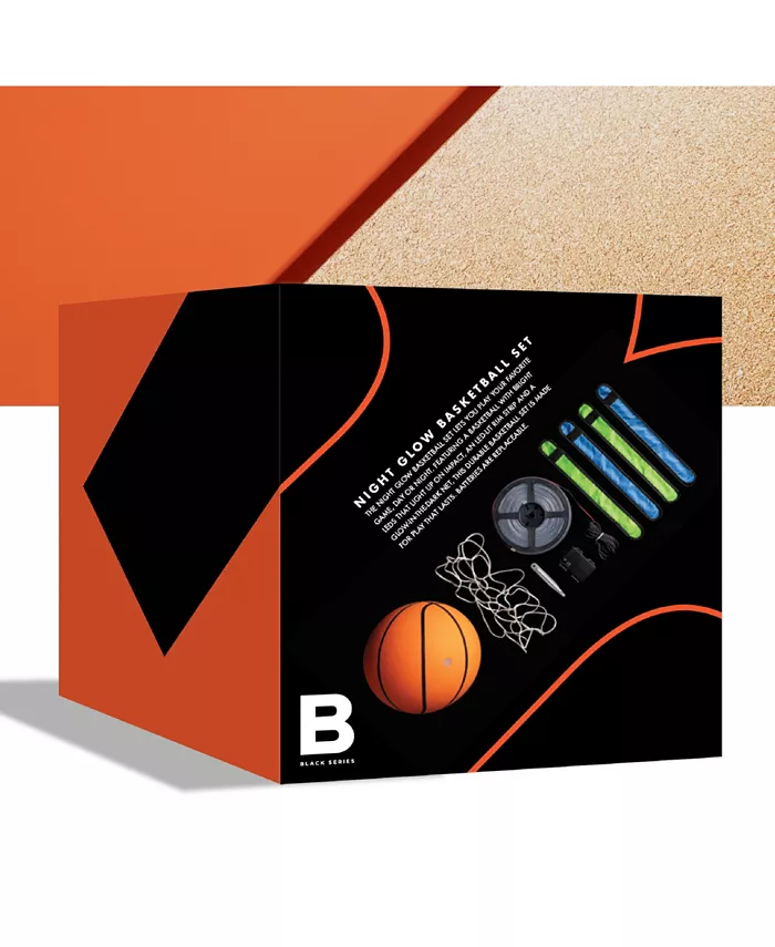 Black Series Night Glow Basketball Set