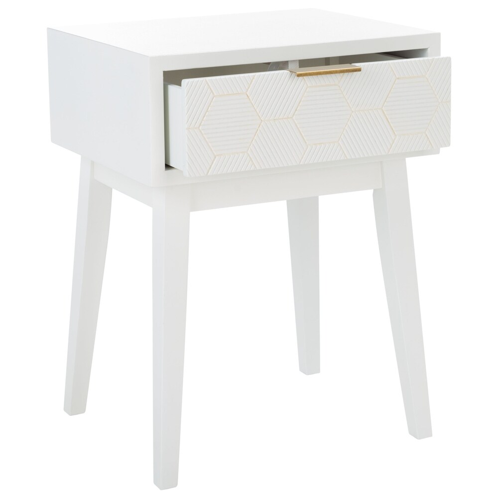 SAFAVIEH Keya 1 Drawer Nightstand Accent Table