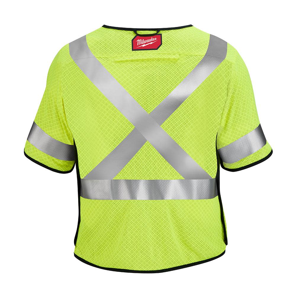 Milwaukee High Vis Safety Vest Yellow Class 3 Mesh Breakaway AR/FR Cat 1  4XL/5XL