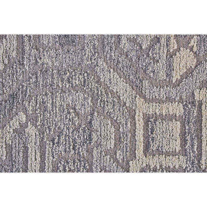 Weave and Wander Palatez Gray Ornamental Area Rug