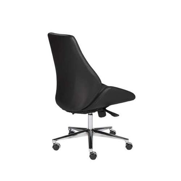 Bergen Black Low Back Office Chair Without Armrests