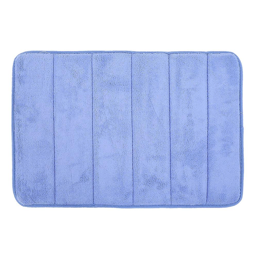 Water Absorbing Quick Drying Anti Slip Reelable Floor Cushion Pad Household(dark Blue)