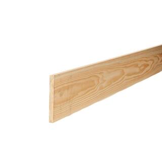 1 in. x 8 in. x 8 ft. Select Kiln-Dried Square Edge Whitewood Common Softwood Boards 489467