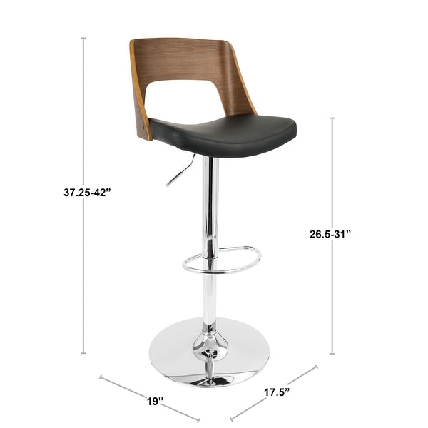 Carson Carrington Paula Adjustable Bar Stool (Set of 2)