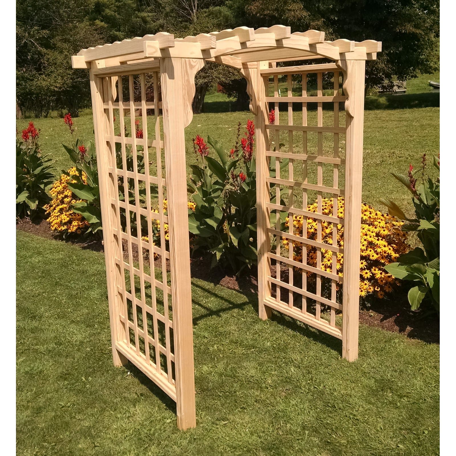 A & L Furniture Cambridge 7.3 ft. High Wood Arbor