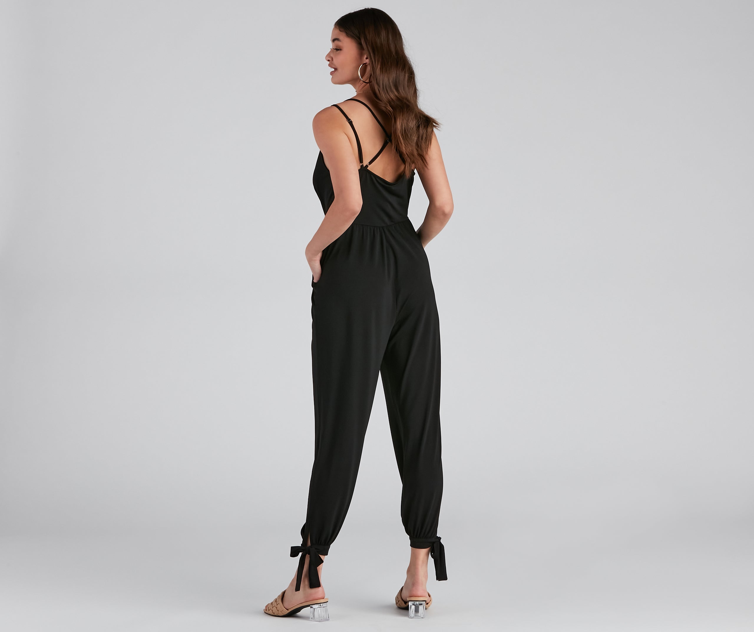 Feeling Glam And Gorgeous Sleeveless Jumpsuit