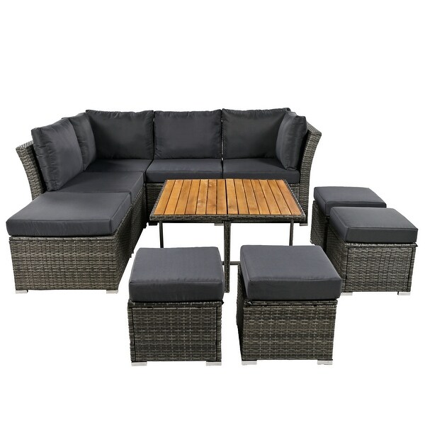 9 Piece Outdoor Conversation Set