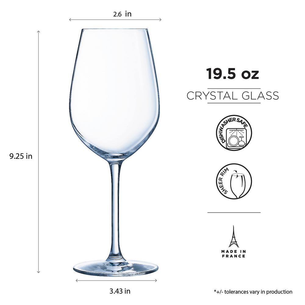 ChefSommelier Bellevue 19.5 fl. oz. Tulip Wine Glass (Set of 6) Q1469