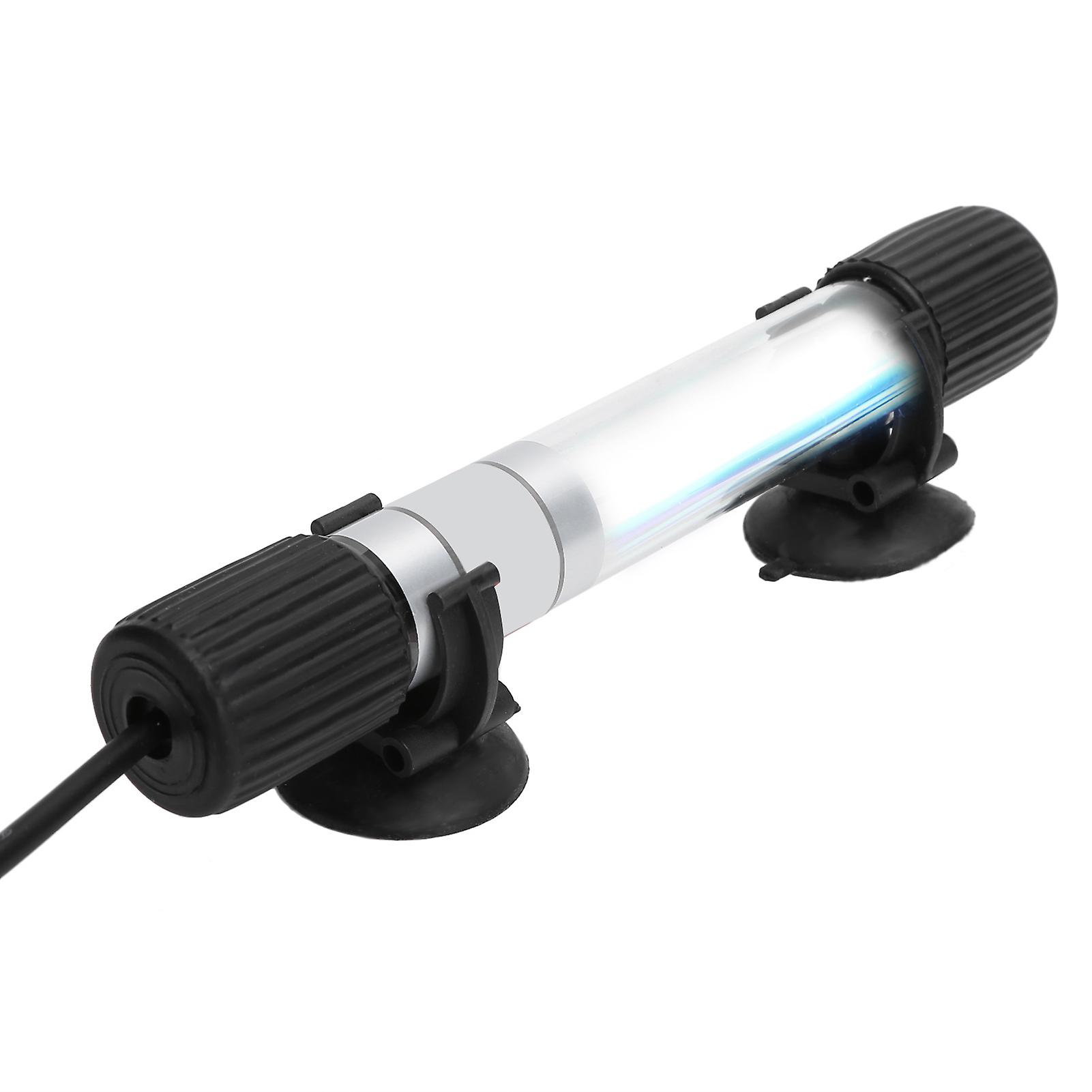 Aquarium Submersible Uv Lamp Fish Tank Water Purification Algae Clean Light Eu Plug 220v5w