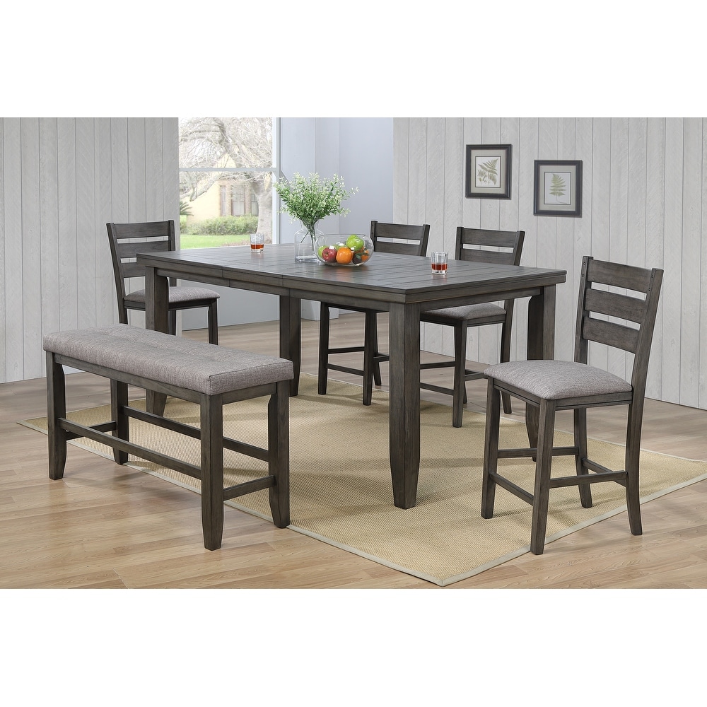 Cristina Gray Modern Counter Height Set