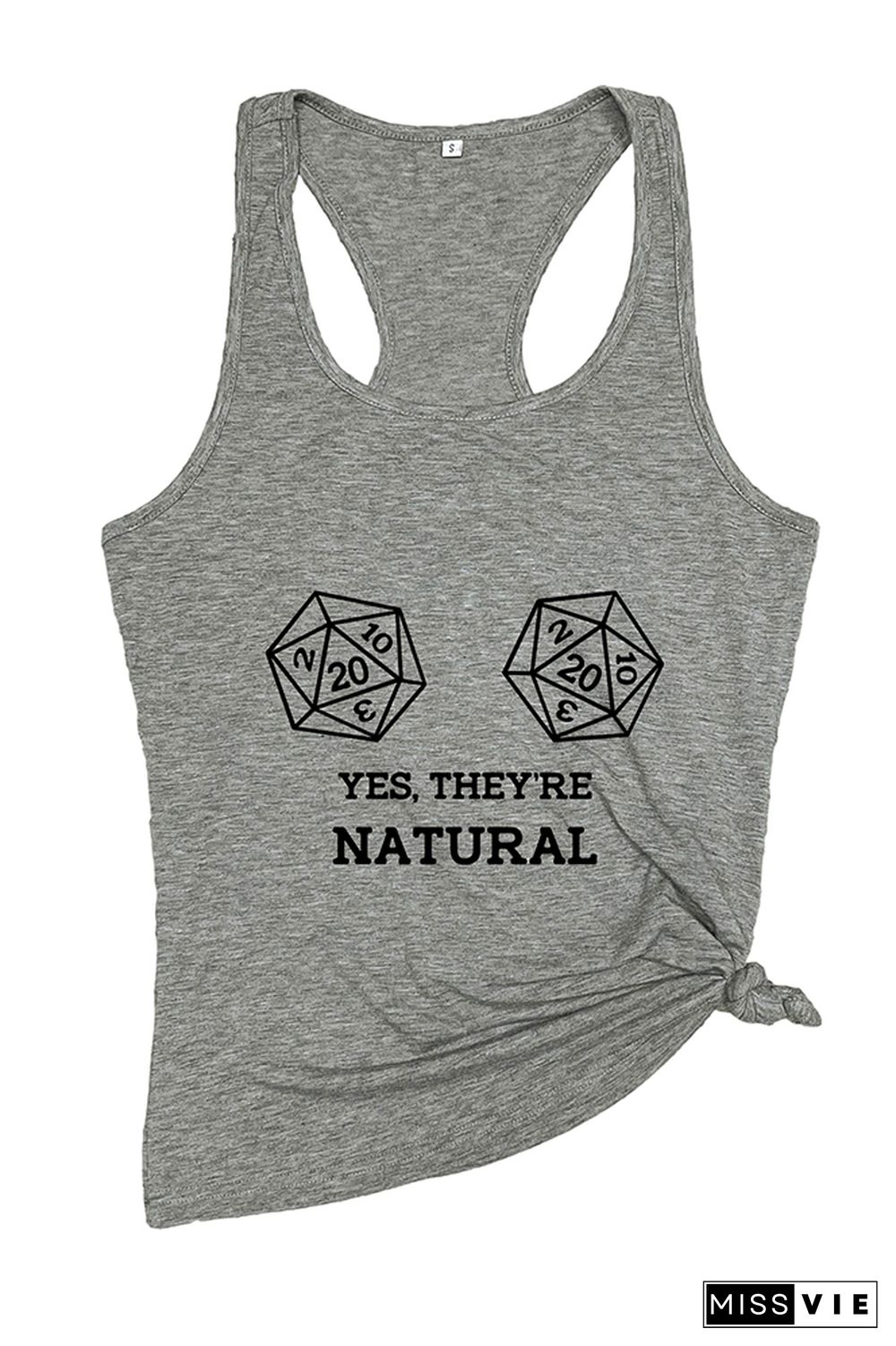 Yes, They're Natural Sleeveless Tank Top Wholesale