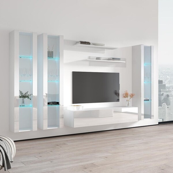 Fly CD2 30TV Wall Mounted Floating Modern Entertainment Center