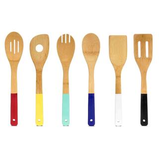 Home Basics Bamboo Kitchen Utensil Set (Set of 6) BT44468