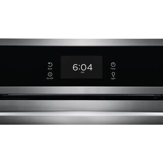 FRIGIDAIRE GALLERY 30 in. Electric Wall Oven and Microwave Combination with Total Convection in Smudge-Proof Stainless Steel GCWM3067AF