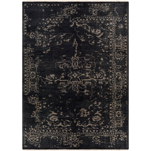 Festival NZ Modern Wool Black Rug