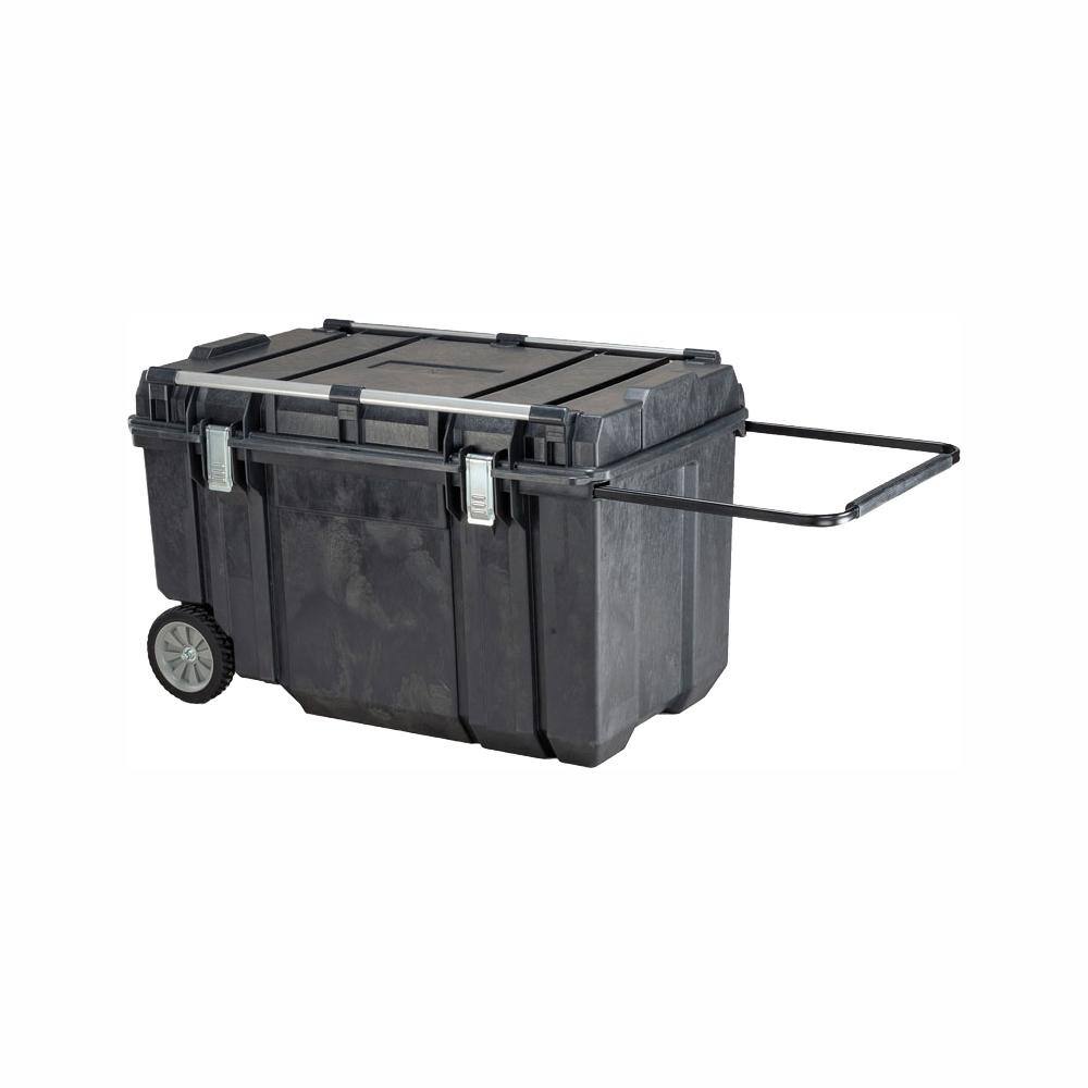 DW Tough Chest 38 in. W 63 Gal. Polypropylene Rolling Tool Box DWST38000