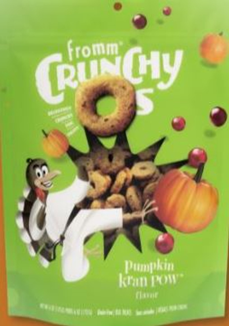 Fromm Crunchyos Pumpkin Kran Pow Dog Treats 6 OZ.