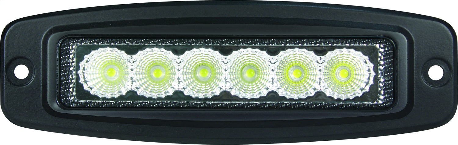 HELLA 357203031 Value Fit Mini Light Bar (6 LED， Flood beam， Flush mount)