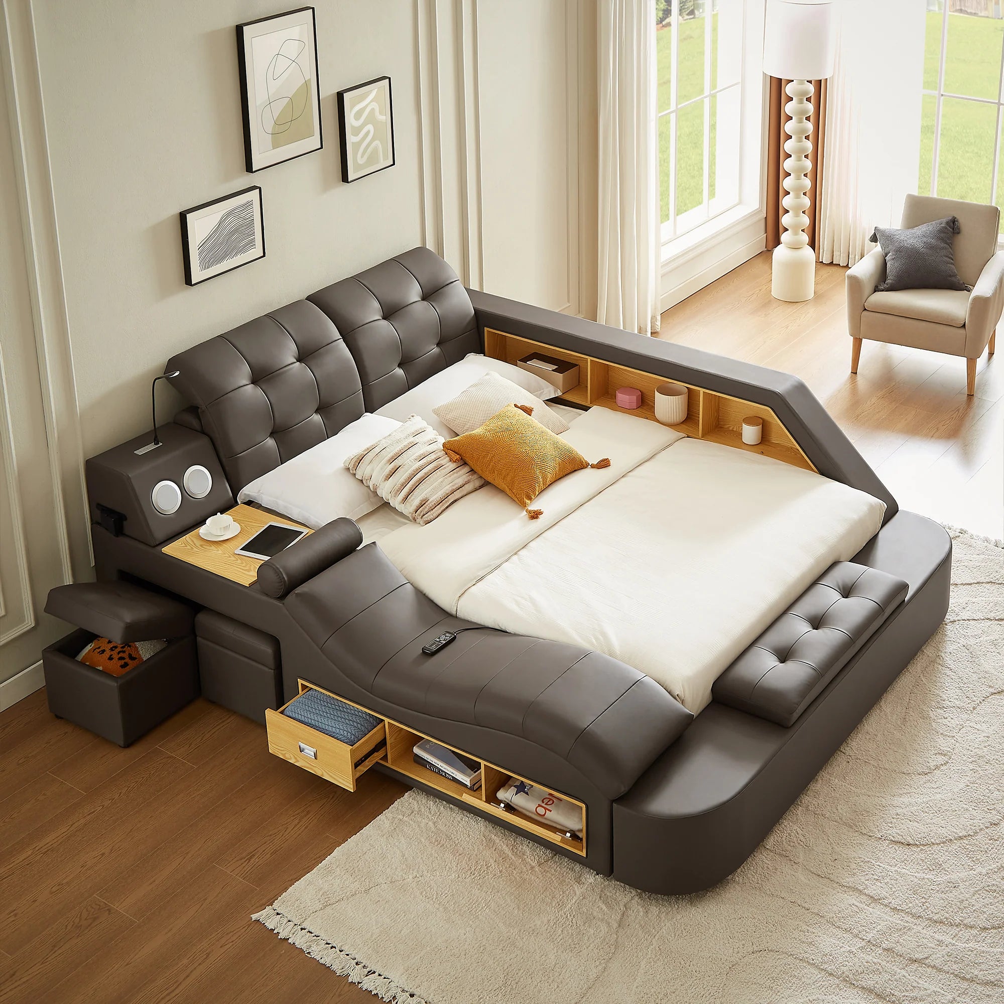 L9013 QUEEN BED/KING BED