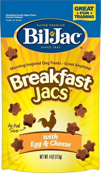 Bil-Jac Breakfast Jacs Egg and Cheese Flavor Dog Treats