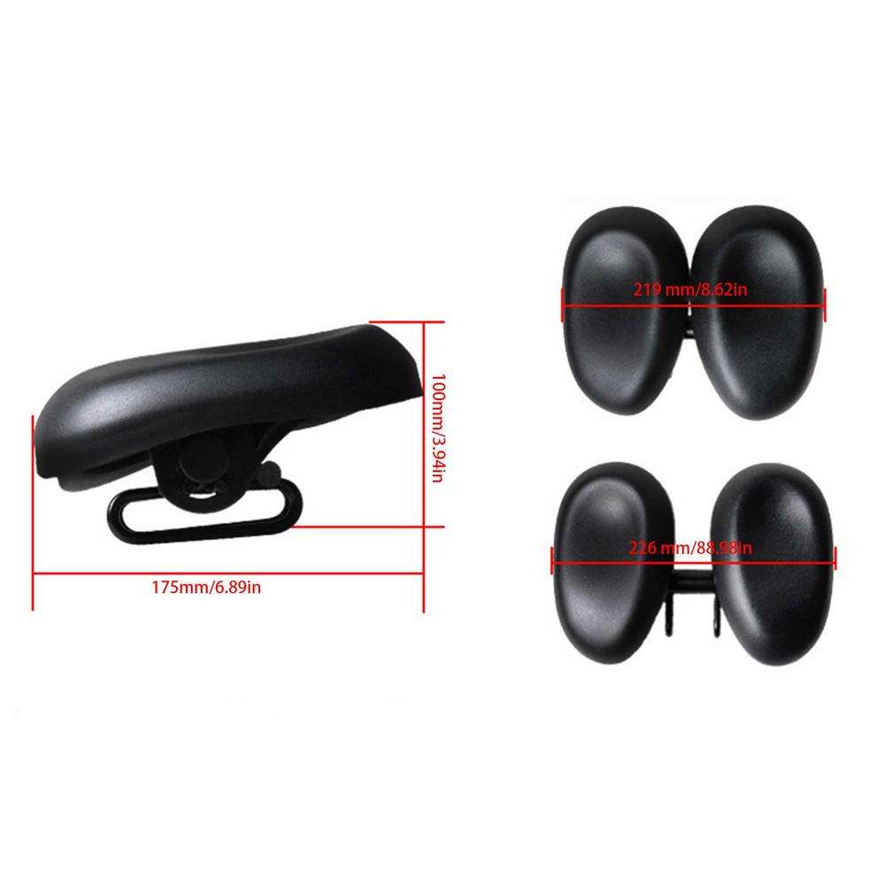 ODM Adjustable Thickened Widened Bicycle Cushions Soft Cushions PVC PU Bike Cycling Saddle Bikes Accessories