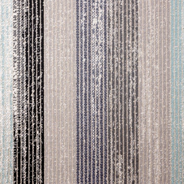 X 10 x27 2 quot New York Patio Sofia Estelle Indoor outdoor Rug Gray blue Nicole Miller