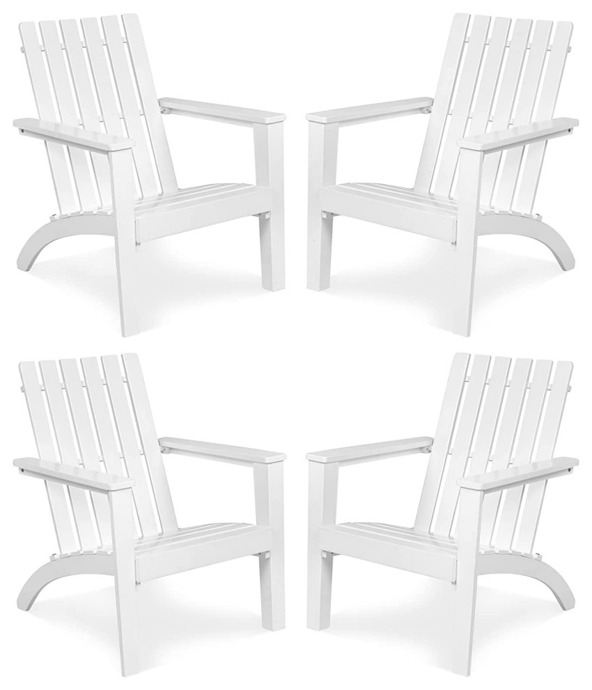 Adirondack Chair in Set of 4   Transitional   Adirondack Chairs   by Imtinanz  LLC  Houzz