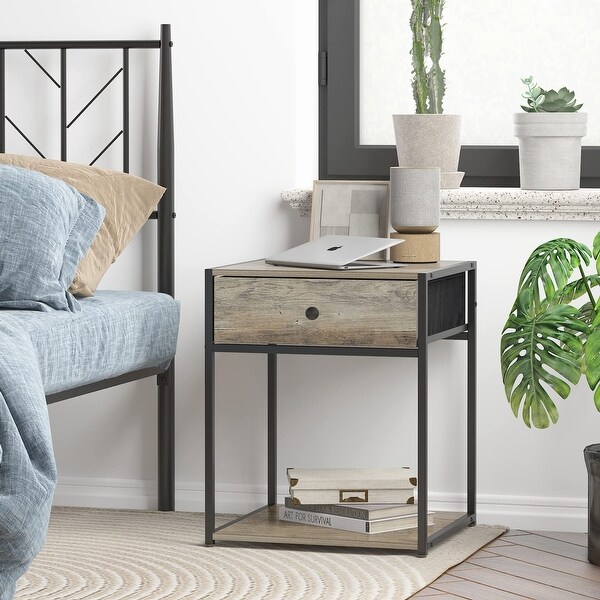 Nightstands Bedside Table with Drawer - - 36017825