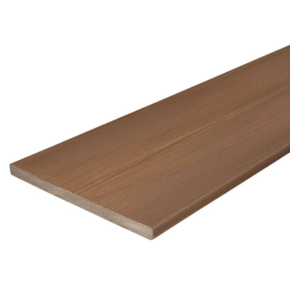 Fiberon Horizon 34 in x 11 14 in x 12ft Capped Composite Fascia Decking Board