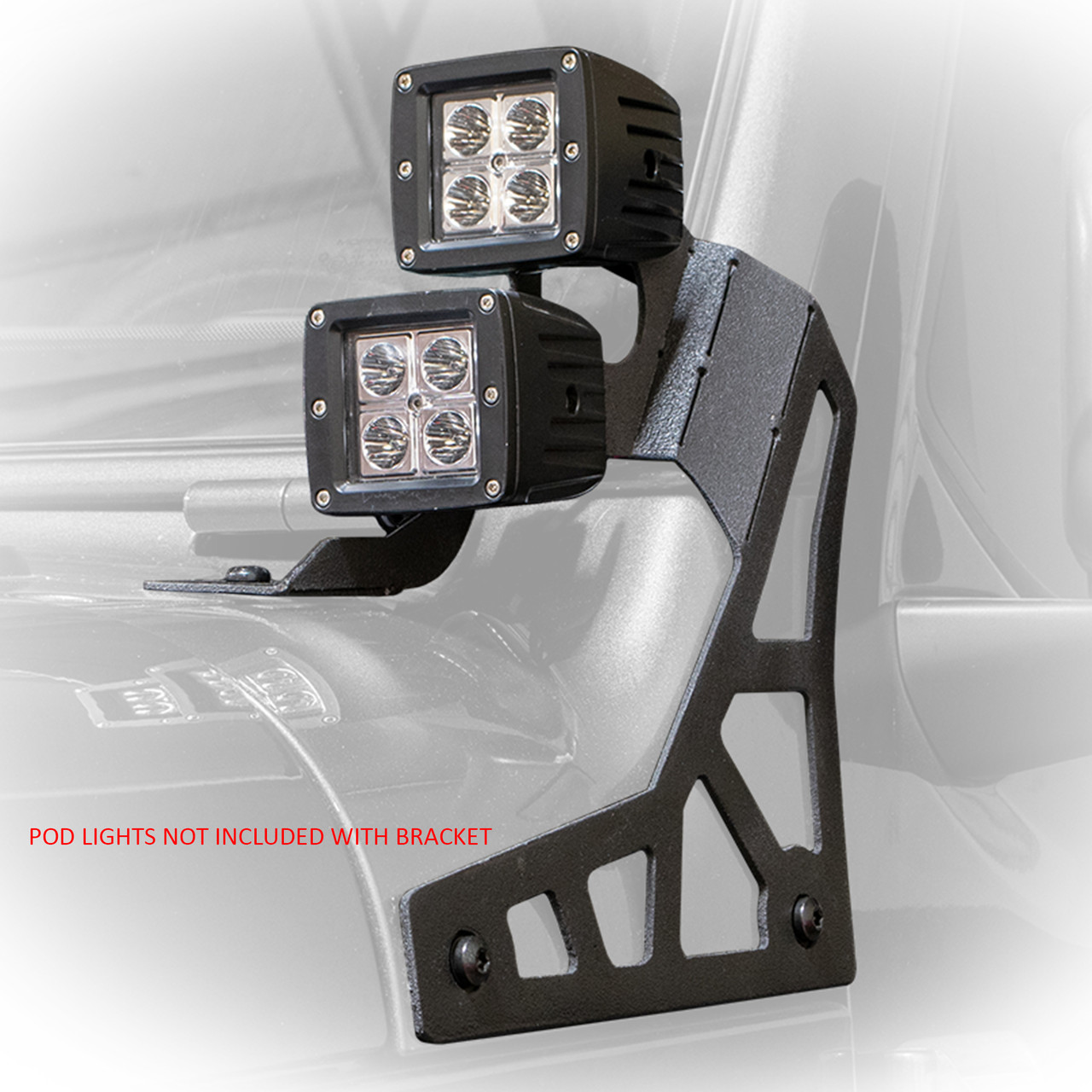 DV8 Offroad Lower APillar Light Mount Auxiliary Light Mounting Bracket