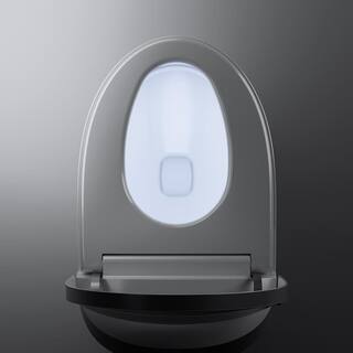 HOROW Elongated Smart Toilet Bidet in White with Auto Open Auto Close Auto Flush Heated Seat and Remote HR-0020Y