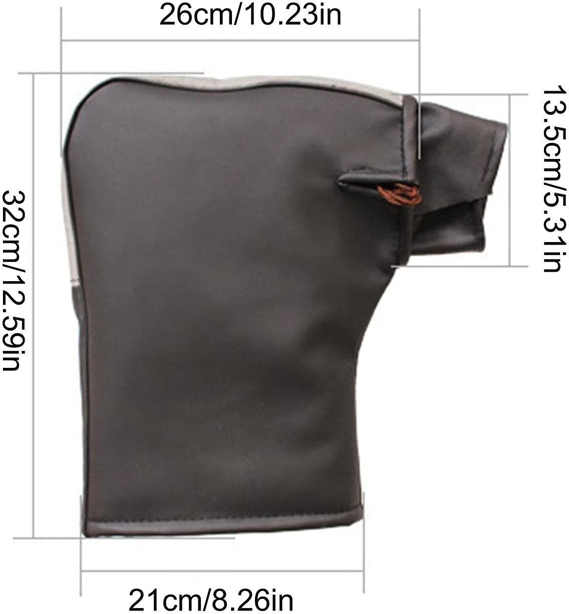 Winter Motorcycle Gloves， Scooter Sleeves Windproof Protective Warm Glove Installed On Handle