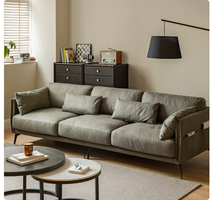 Technology Fabric Sofa Light luxury   Midcentury   Sofas   by GVAwood  Houzz