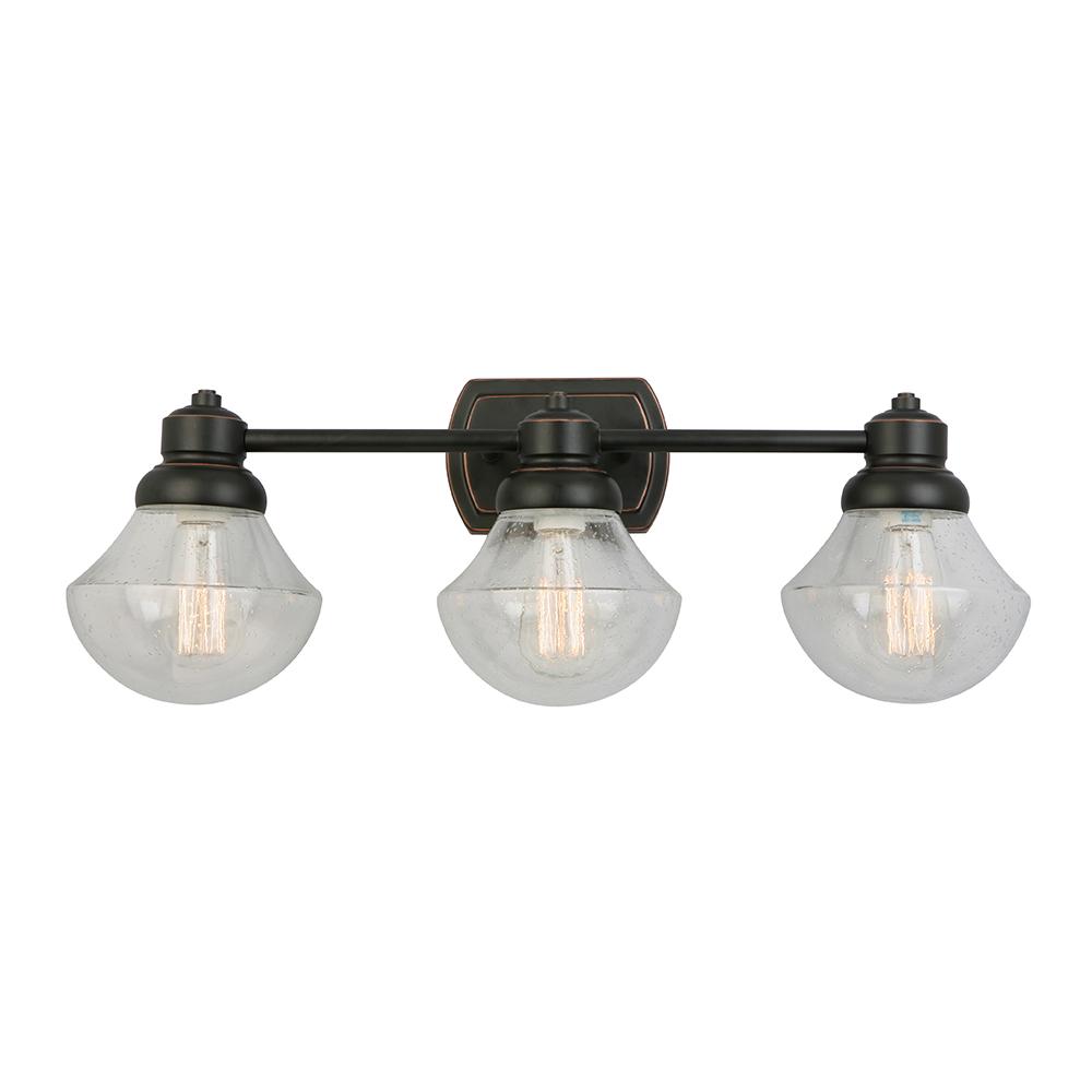 Design House Sawyer 3-Light Oil Rubbed Bronze Bath Light