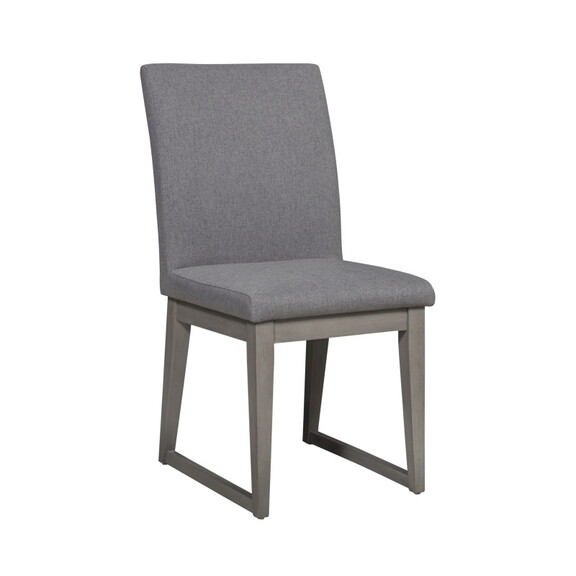 38 H x 19 W x 22 D Grey Minimalistic Dining Chairs...