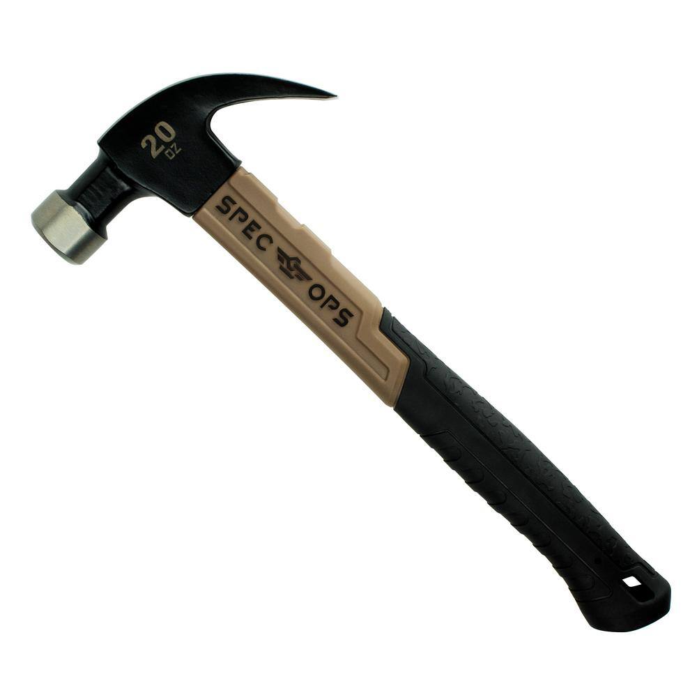 SPEC OPS 20 oz. Curved Claw Fiberglass Hammer SPEC-M20FG