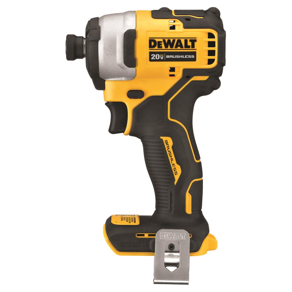 DEWALT 20V MAX Atomic Compact 1/4 Impact Driver with 4Ah Battery Starter Kit Bundle ;