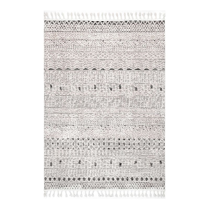 nuLOOM Talula Soft Textured Tassel Area Rug