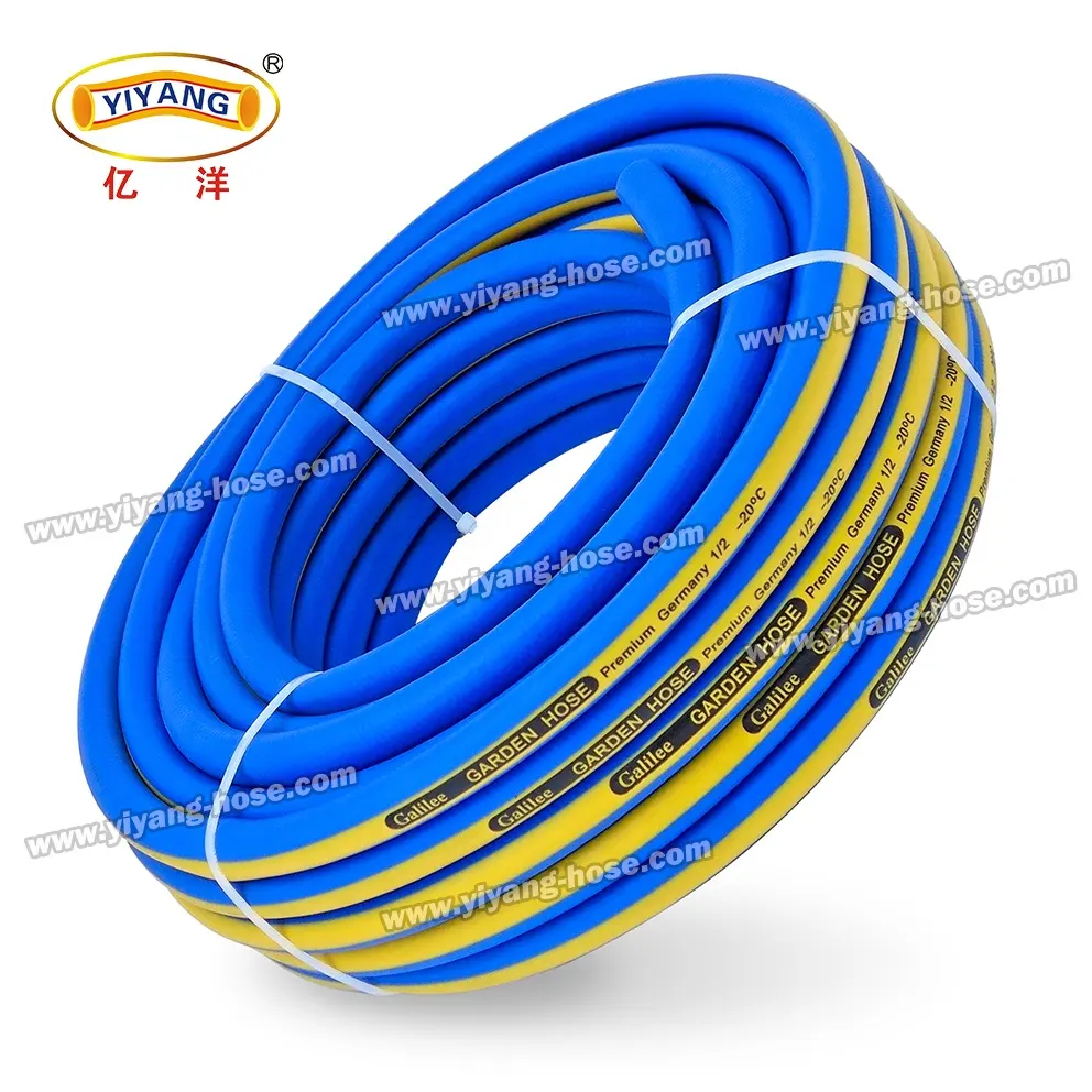 High Quality Material Hybrid PVC Flexible 5/8 3/4 150PSI WP PVC Garden Hose Pipe For Gardening