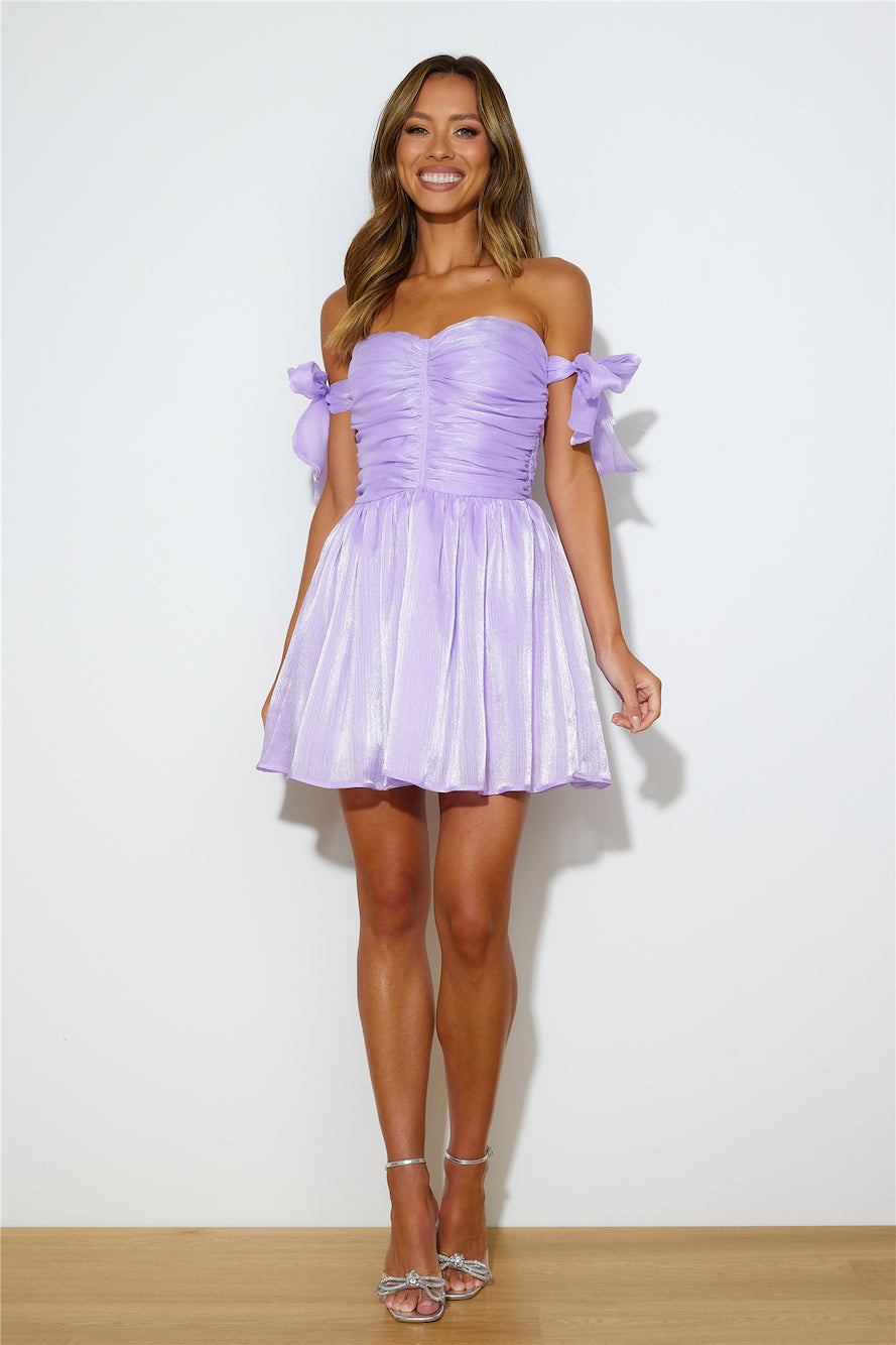 Lover To You Mini Dress Lilac