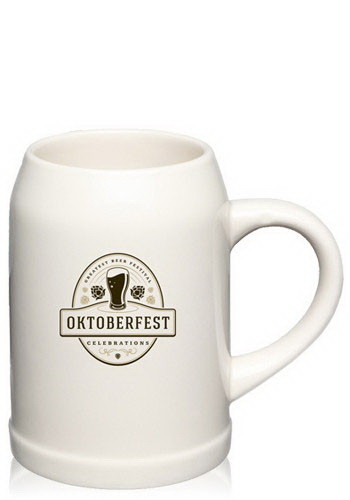 Blank 10 oz. Bullet Ceramic Beer Steins