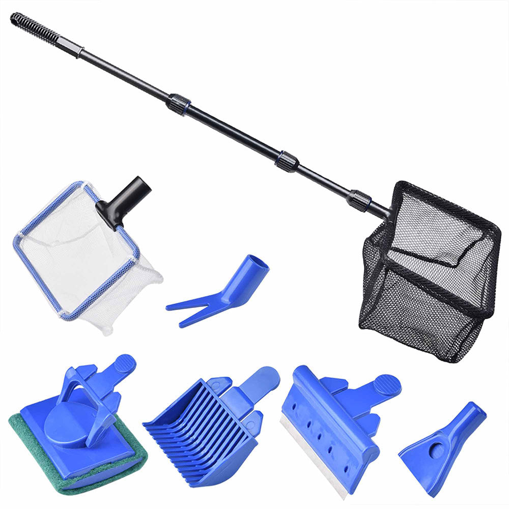 AquaBasik Aquarium Cleaning Tools Fish Tank Clean Kit 6 in 1