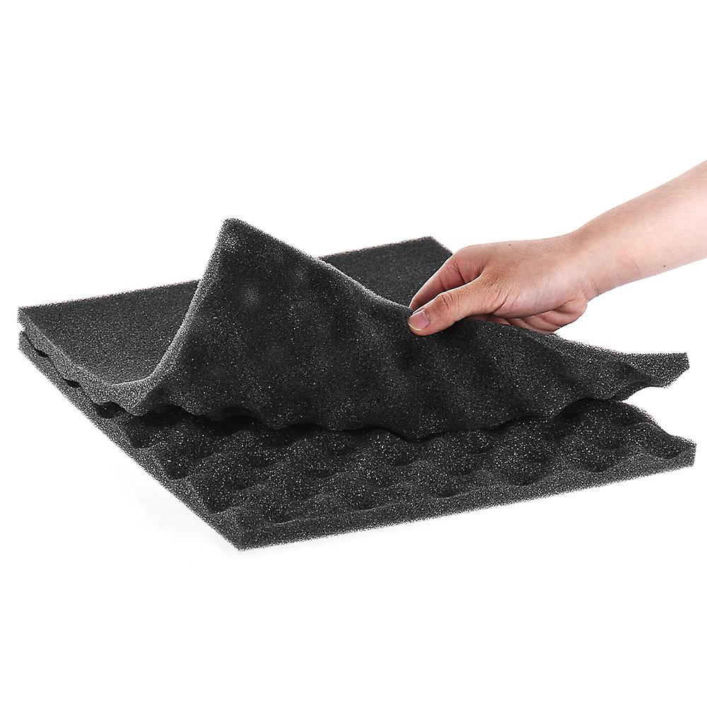 Studio Acoustic Foams Panels Sound Insulation Foam 30 * 30cm/ 12 * 12in， Pack Of 24pcs， Dark Gray Dark Gray Pack Of 24pcs