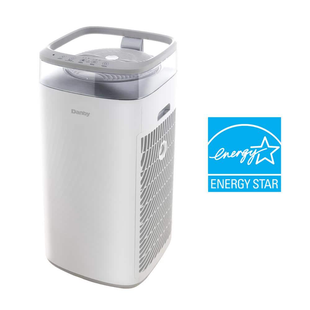 Danby 450 sq ft Portable Air Purifier with Filter in White