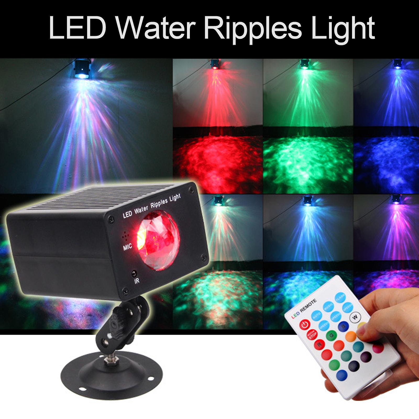 Water Ripples Light Led Stage Party Light Water Wave Strobe Lights For Party Home Karaoke Wedding Club Bar Disco Dj