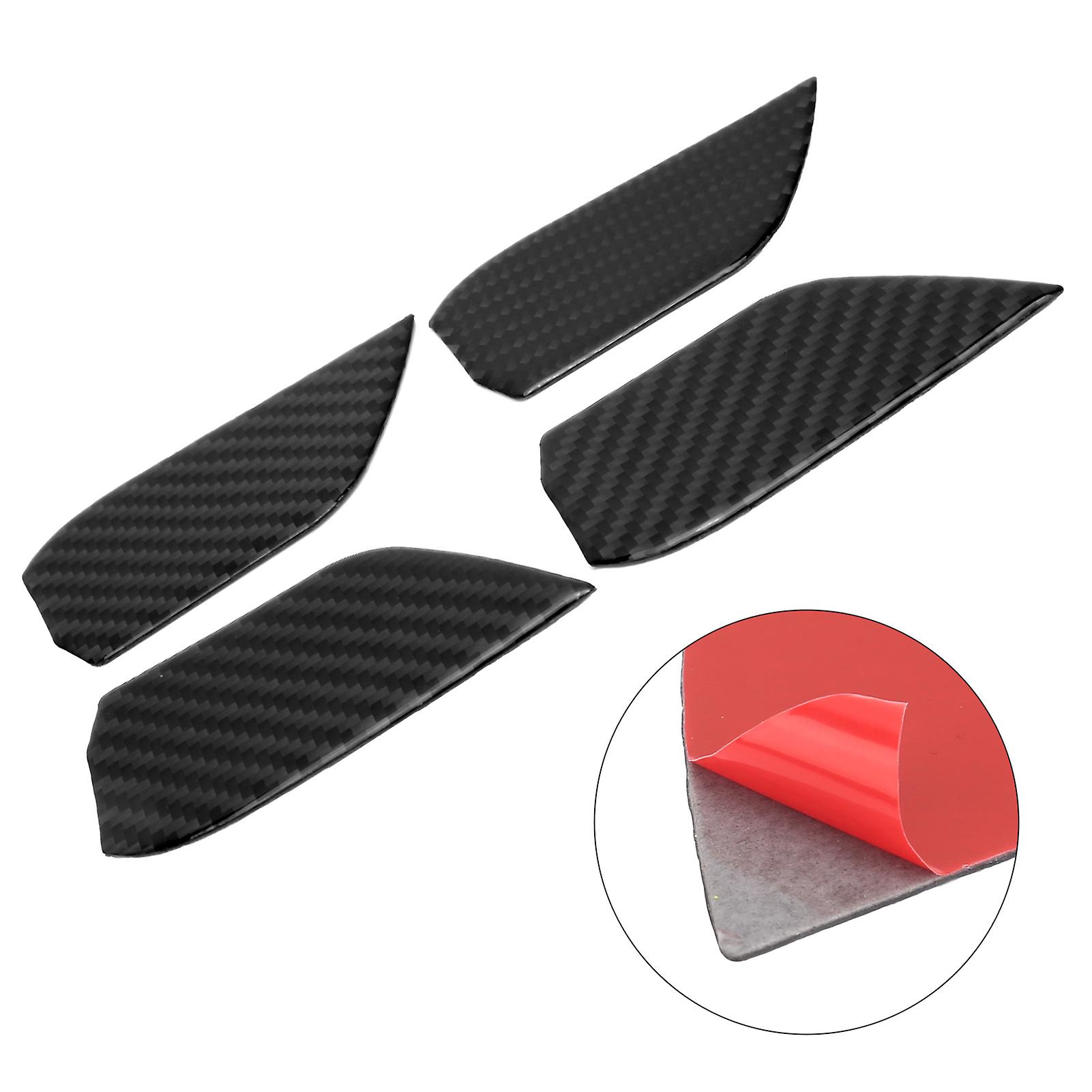 4pcs Carbon Fiber Interior Door Bowl Cover Lightweight Fit For Honda Crv 20162019