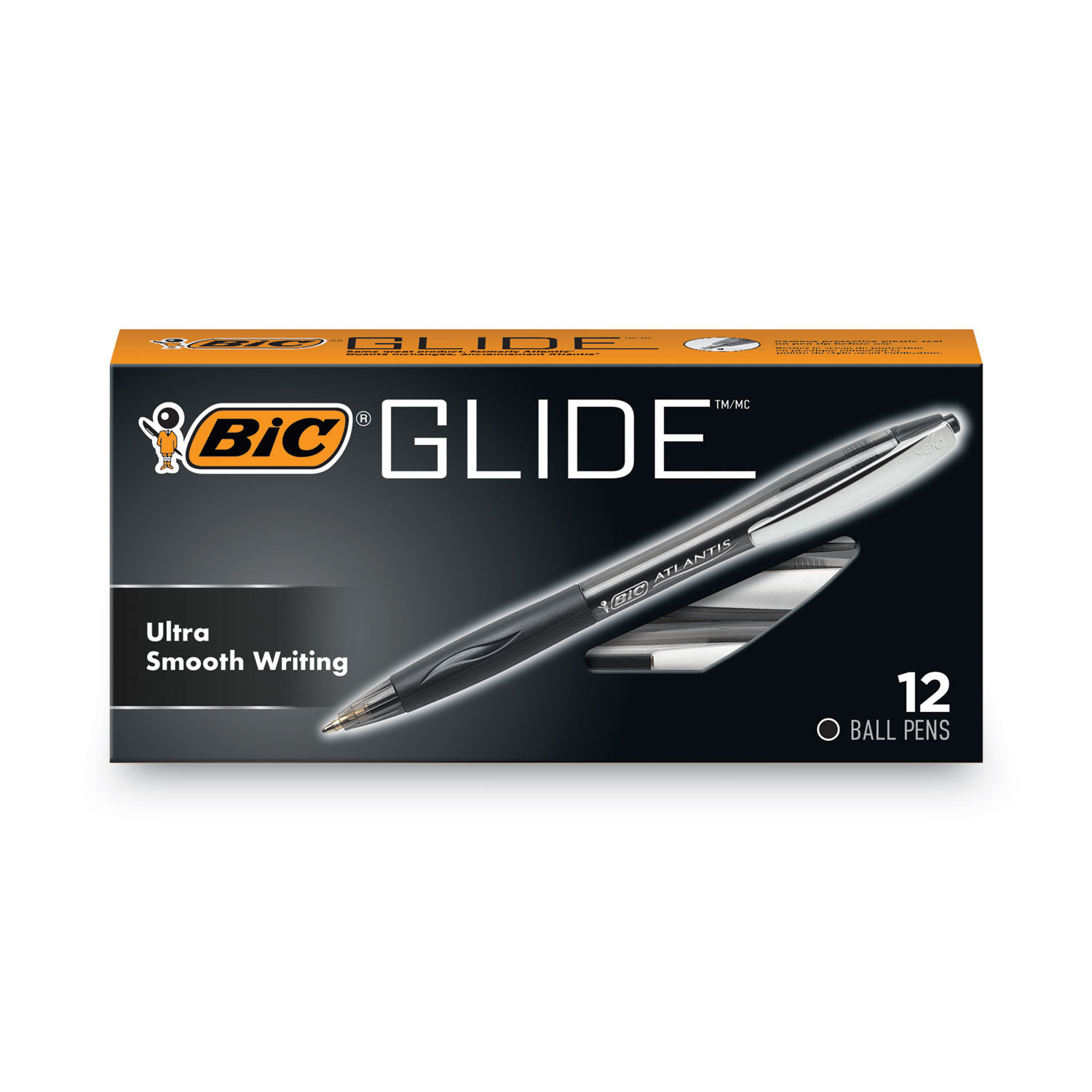 GLIDE Ballpoint Pen by BICandreg; BICVCG11BK