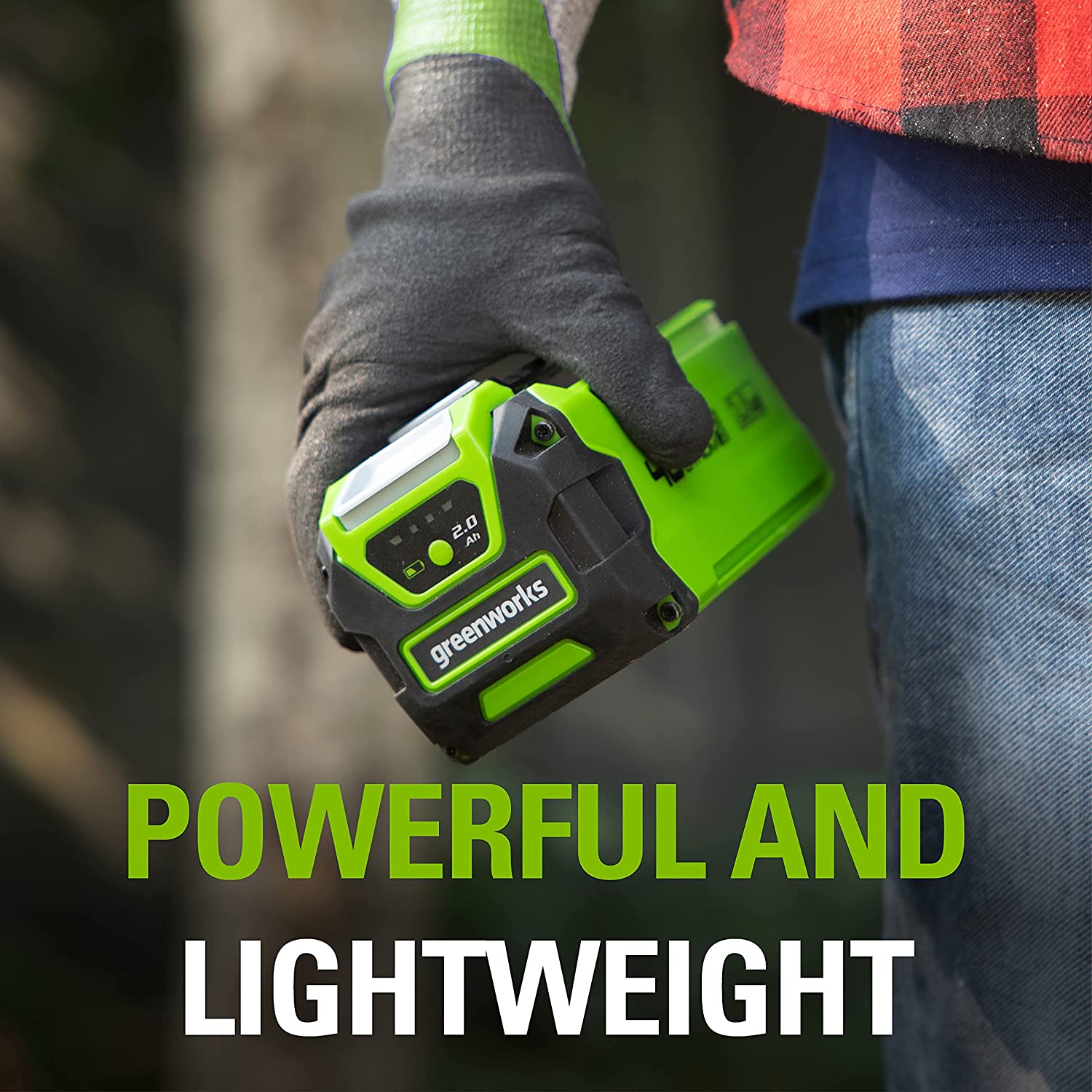 40V 2.0 Ah Lithium Ion Battery | Greenworks Tools