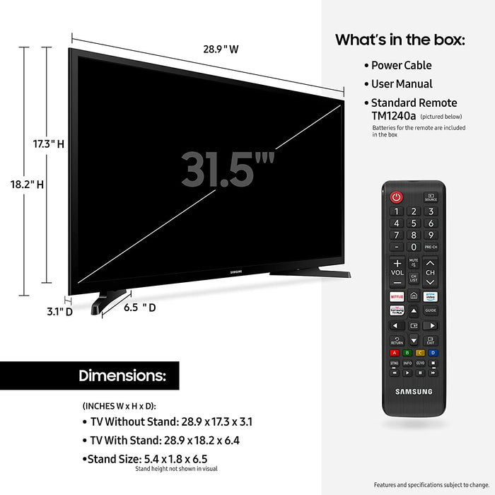 32 inch LED Smart TV  QN32N5300AFXZC